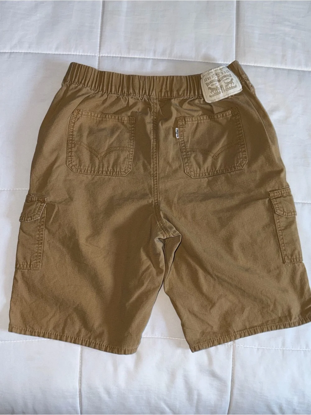 Levi's Boys Tan Cargo Shorts - Large